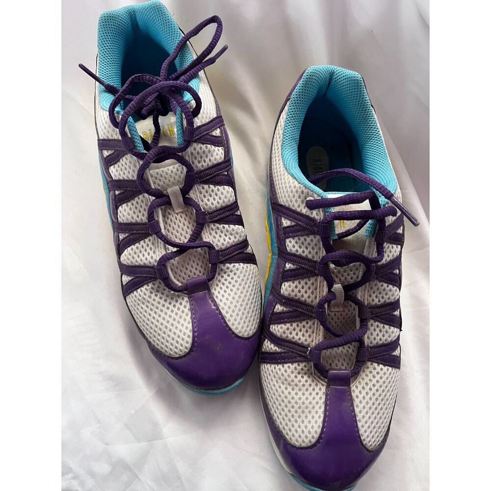 Bloch The Wave DanceSneaker size12.5 ladies turquoise yellow purple
